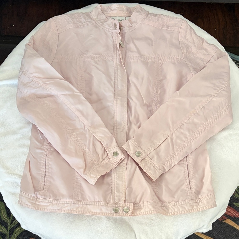 Utility/Bomber/Lightweight Light Pink Utility Jacket